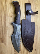 Load image into Gallery viewer, Damascus Knife with Wood Handle Copy
