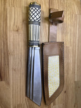 Load image into Gallery viewer, Hunting Knife with Camel Bone Handle
