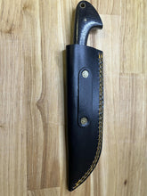 Load image into Gallery viewer, Hunting Knife with Black Wood Handle
