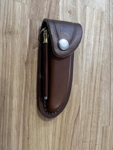 Load image into Gallery viewer, Pocket Knife with Solid Black Walnut Wood Handle, Wine Opener, &amp; Honing Rod
