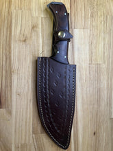 Load image into Gallery viewer, Damascus Knife with Wood Handle Copy

