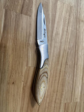 Load image into Gallery viewer, Pocket Knife with Light Colored Wood Handle
