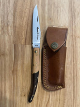 Load image into Gallery viewer, Pocket Knife with White Oak &amp; Black Walnut Wood Handle
