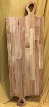 Load image into Gallery viewer, Hevea Butcher Block W/double handles
