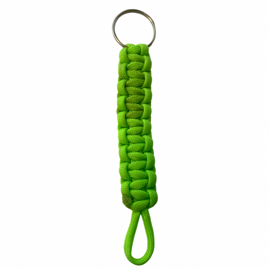Green Woven Keychain